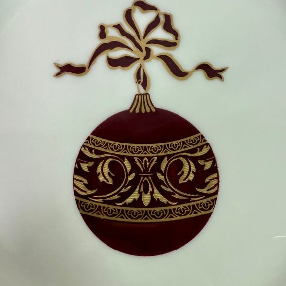 Royal Doulton NWT Set 2 Rare Tennyson 06132 Holiday Christmas 8" Salad Plate - Picture 4 of 5